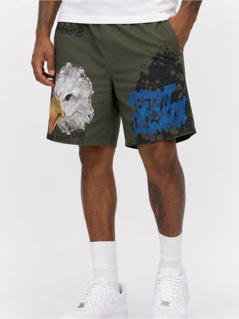 Travis Scott Cactus Jack x Fragment Design Shorts - Men’s XL - Olive Green NWOT